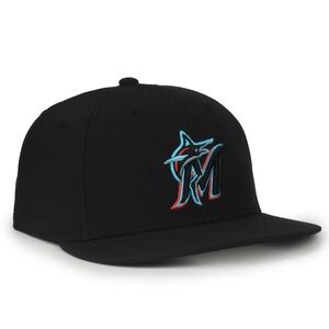 Black Miami Marlins Baseball Cap